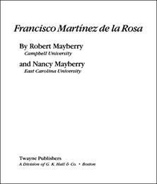 Francisco Martinez de la Rosa, ed. , v. 