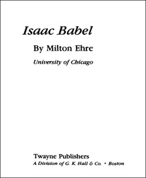 Isaac Babel, ed. , v. 
