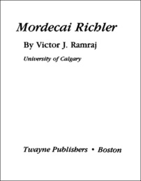 Mordecai Richler, ed. , v. 