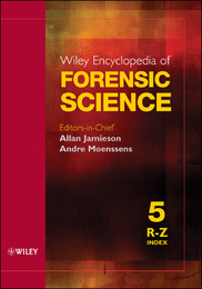 Wiley Encyclopedia of Forensic Science, ed. , v. 