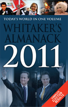 Whitaker's Almanack, ed. 2011, v.  Cover
