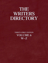 The Writers Directory, ed. 31, v. 