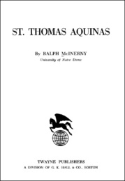 St. Thomas Aquinas, ed. , v. 