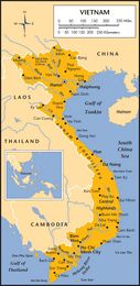 The Map of Vietnam