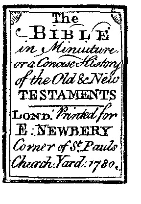Title page of The Bible in Miniuture