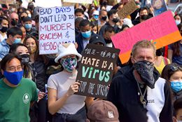 Protest March Against Asian Violence, San Francisco, 2021