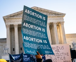 Abortion Protest in Front of the Supreme Court