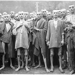 Starved Prisoners, Concentration Camp in Austria