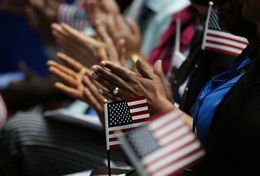 Naturalization Ceremony On The Eve Of Independence Day