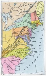 American Colonies Map