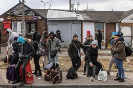 Ukraine's Refugees Include International Students