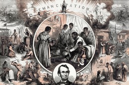 Illustration of Emancipation Proclamation