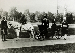 Queen Victoria in a Carriage