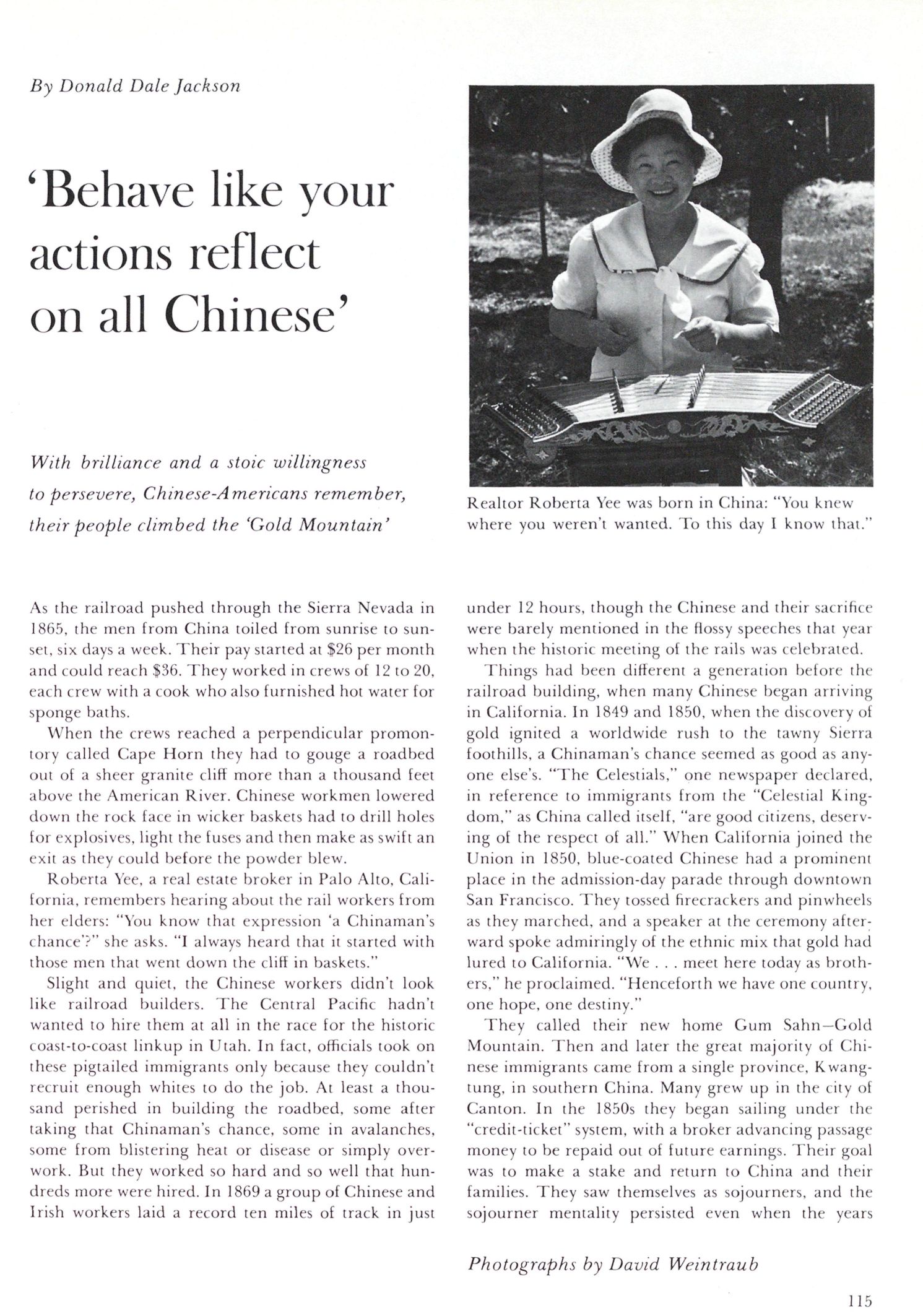 Document image of 'Behave like Your Actions Reflect on All Chinese'. On-screen plain text may be available through the Tab Panel View options. If available, please select "View plain text."