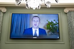 Facebook's Mark Zuckerberg Testifies Remotely at Hearing on Communications Decency Act